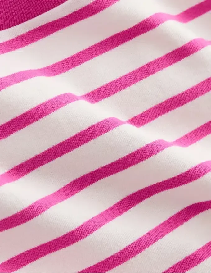 Relaxed Breton Tickled Pink/Ivory Relaxed Breton Tickled Pink/Ivory
