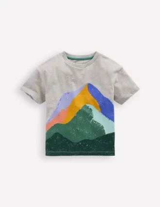 Relaxed Graphic T-shirt Mountains