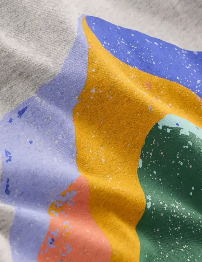 Relaxed Graphic T-shirt Mountains