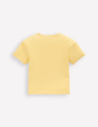 Relaxed Graphic T-shirt Washed Yellow Skateboards