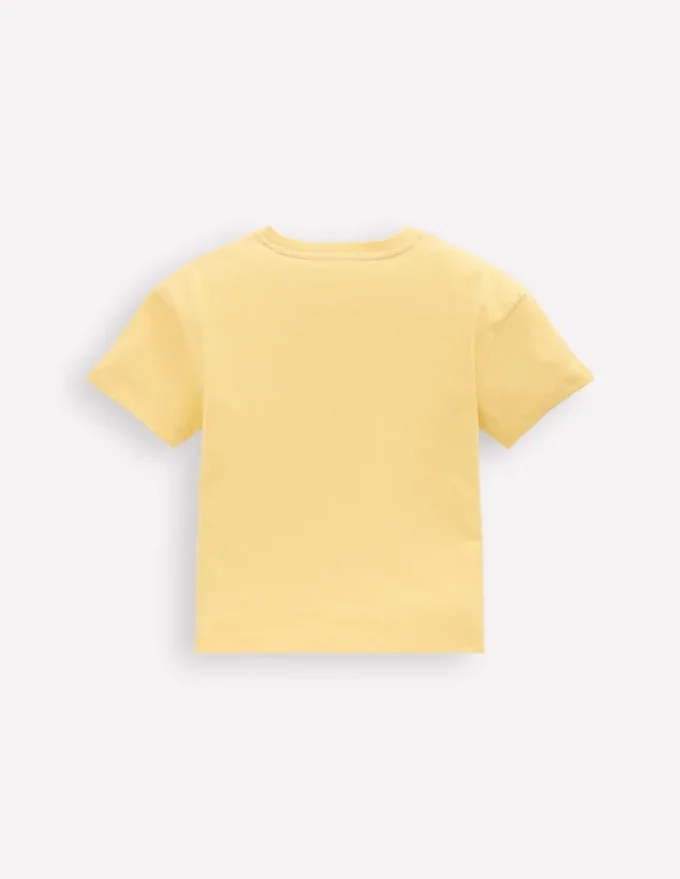 Relaxed Graphic T-shirt Washed Yellow Skateboards