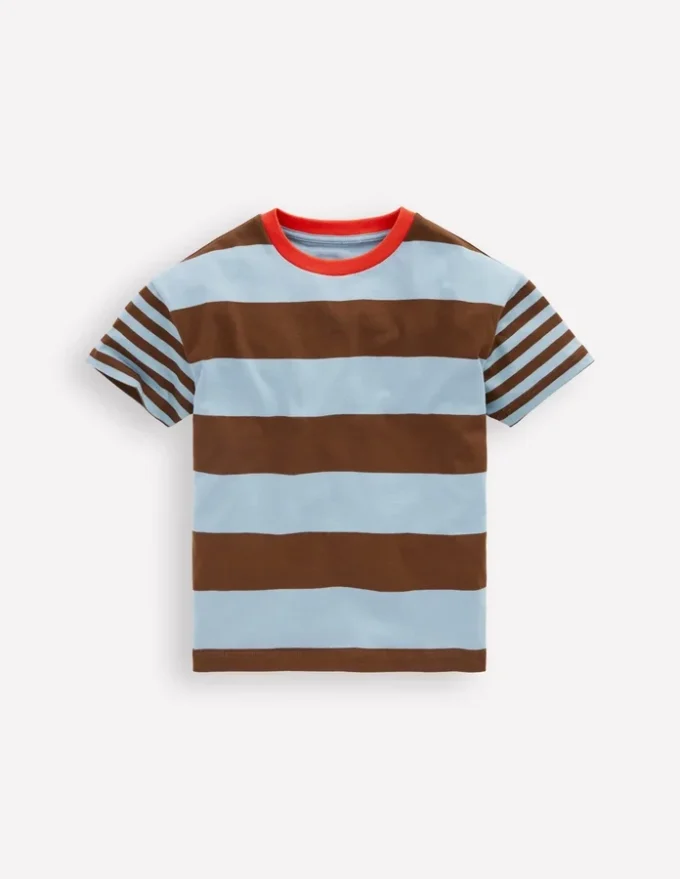 Relaxed Hotchpotch T-shirt Glacier lake/potting soil