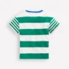 Relaxed Hotchpotch T-shirt Jewel Green/Soft Ivory
