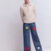 Relaxed Jean Mid Vintage Applique Relaxed Jean Mid Vintage Applique