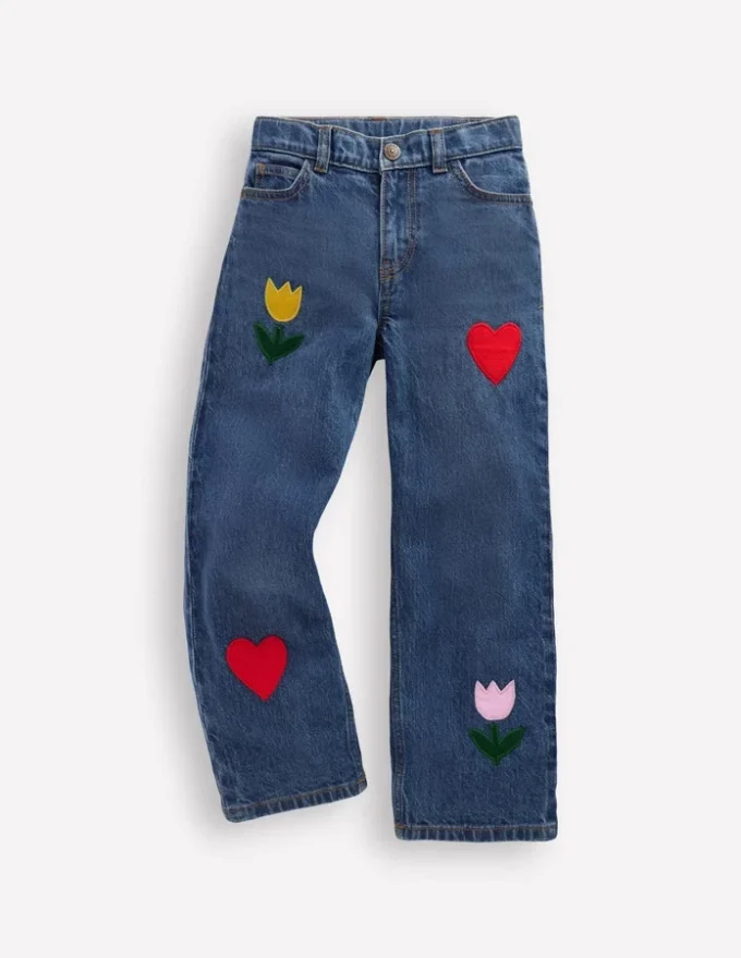 Relaxed Jean Mid Vintage Applique Relaxed Jean Mid Vintage Applique