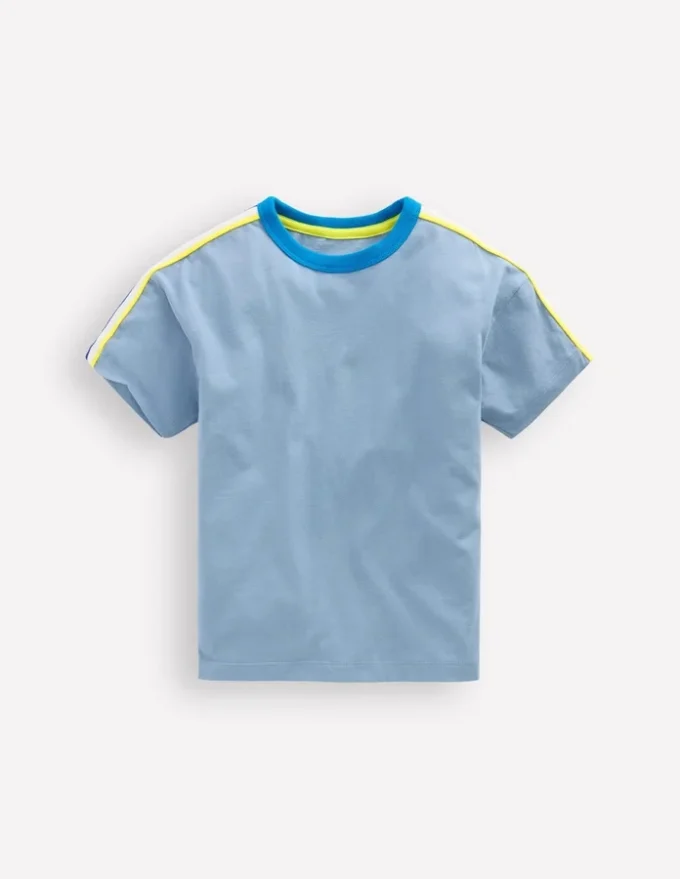 Relaxed Rainbow Tape T-shirt Regatta Blue