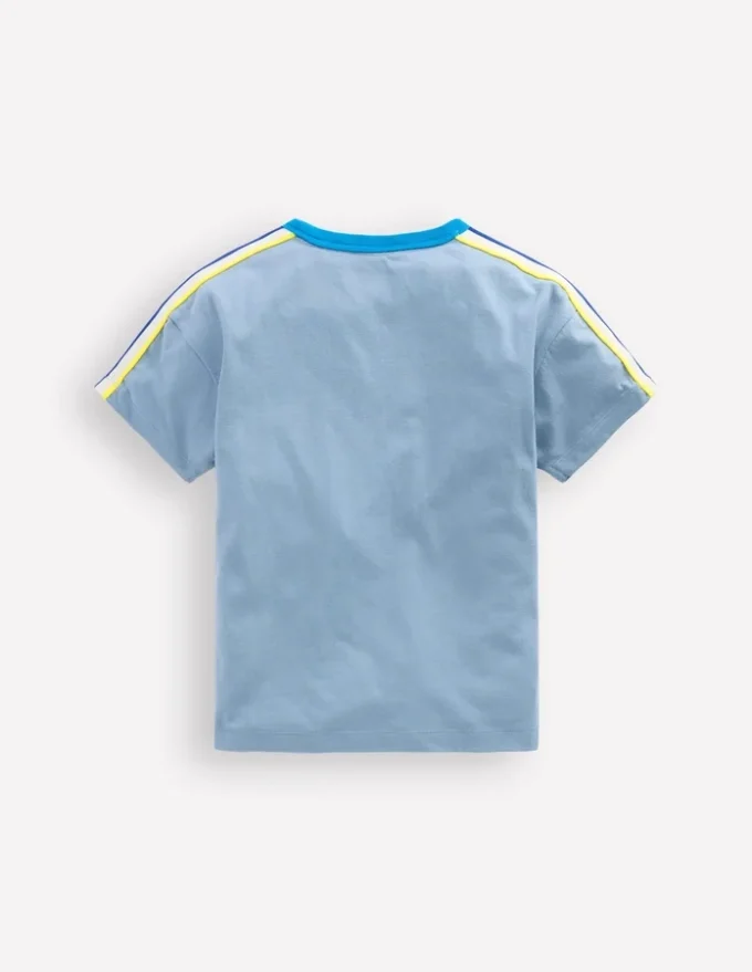 Relaxed Rainbow Tape T-shirt Regatta Blue