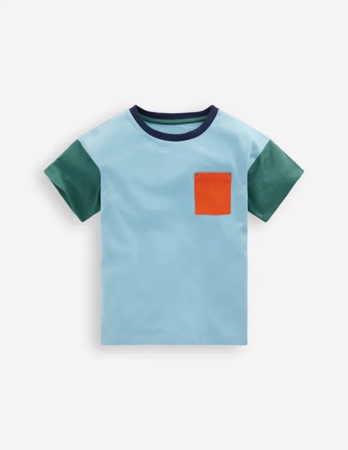 Relaxed Ripstop Pocket T-shirt Glacier Lake/Koi/Blue Spruce