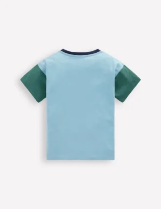 Relaxed Ripstop Pocket T-shirt Glacier Lake/Koi/Blue Spruce