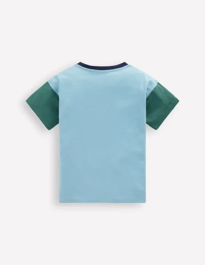 Relaxed Ripstop Pocket T-shirt Glacier Lake/Koi/Blue Spruce