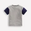 Relaxed Ripstop Pocket T-shirt Grey Marl