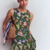 Relaxed Sleeveless Shell Top Multi, Orchid Canopy