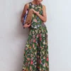 Relaxed Sleeveless Shell Top Multi, Orchid Canopy