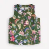 Relaxed Sleeveless Shell Top Multi, Orchid Canopy