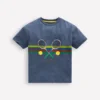 Relaxed Sport Graphic T-shirt Robot Blue Tennis Relaxed Sport Graphic T-shirt Robot Blue Tennis