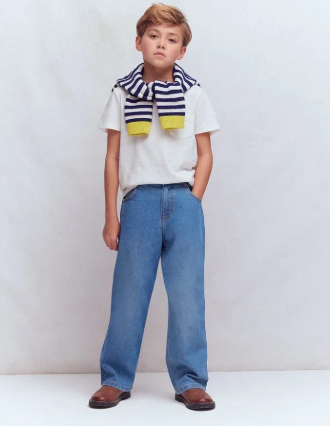 Relaxed Straight Jeans Mid Wash Relaxed Straight Jeans Mid Wash