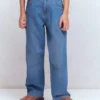 Relaxed Straight Jeans Mid Wash Relaxed Straight Jeans Mid Wash