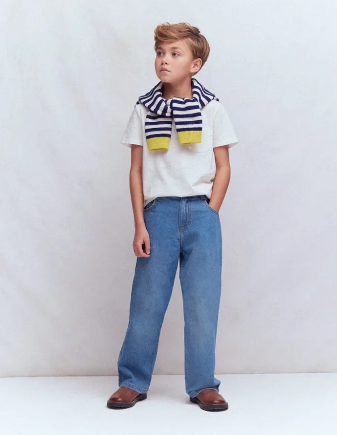 Relaxed Straight Jeans Mid Wash Relaxed Straight Jeans Mid Wash