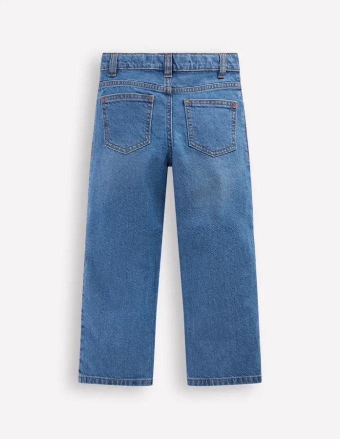 Relaxed Straight Jeans Mid Wash Relaxed Straight Jeans Mid Wash