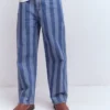 Relaxed Straight Jeans Stripe Shadow Relaxed Straight Jeans Stripe Shadow