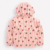 Relaxed Towelling Hoodie Blush Strawberry Stripe Relaxed Towelling Hoodie Blush Strawberry Stripe