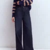 Relaxed Wide Leg Jeans Indigo Relaxed Wide Leg Jeans Indigo