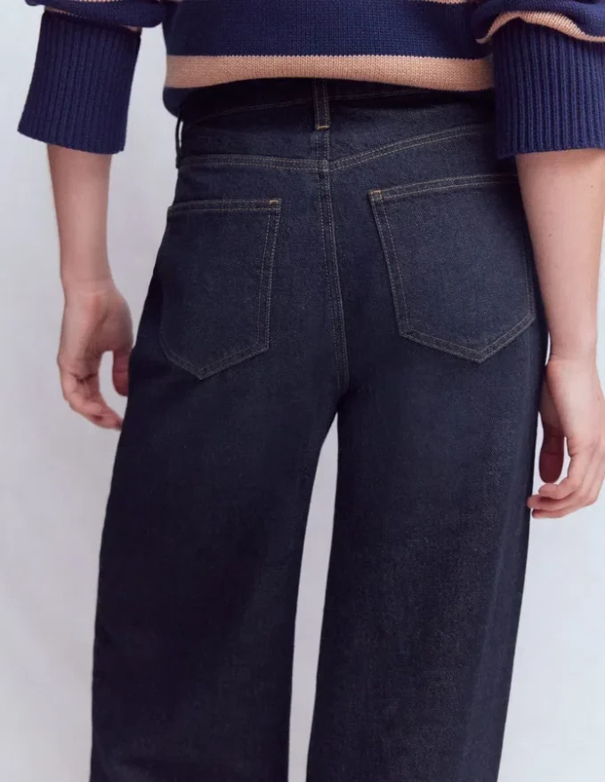 Relaxed Wide Leg Jeans Indigo Relaxed Wide Leg Jeans Indigo