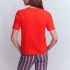 Ren Cotton Crew Neck T-shirt Red Ren Cotton Crew Neck T-shirt Red