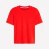 Ren Cotton Crew Neck T-shirt Red Ren Cotton Crew Neck T-shirt Red