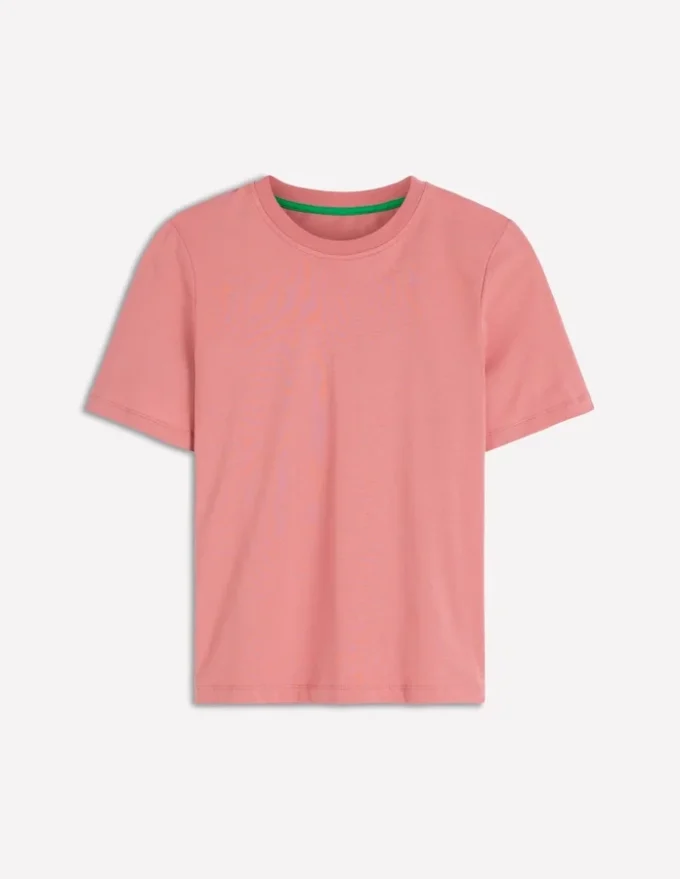 Ren Cotton Crew Neck T-shirt Vintage Rose