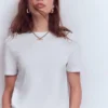 Ren Cotton Crew Neck T-shirt White Ren Cotton Crew Neck T-shirt White