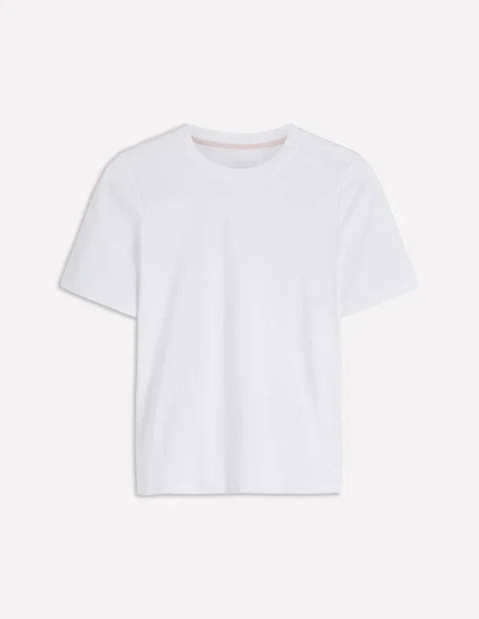 Ren Cotton Crew Neck T-shirt White Ren Cotton Crew Neck T-shirt White
