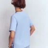 Ren Relaxed Cotton T-shirt Brunnera Blue Ren Relaxed Cotton T-shirt Brunnera Blue