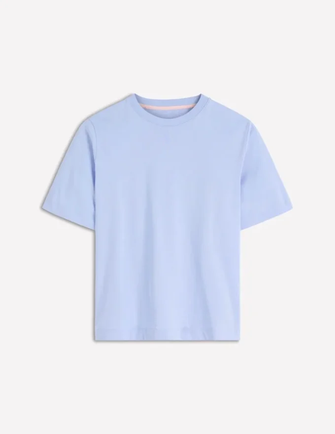 Ren Relaxed Cotton T-shirt Brunnera Blue Ren Relaxed Cotton T-shirt Brunnera Blue