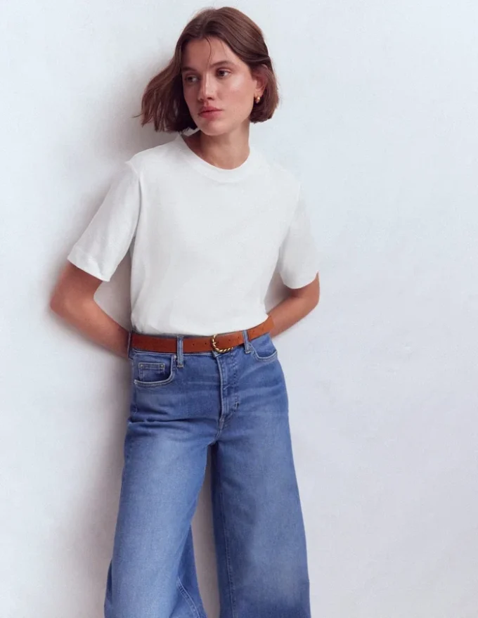 Ren Relaxed Cotton T-shirt White Ren Relaxed Cotton T-shirt White