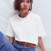 Ren Relaxed Cotton T-shirt White Ren Relaxed Cotton T-shirt White