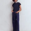 Ren Turn Back T-shirt Navy Ren Turn Back T-shirt Navy