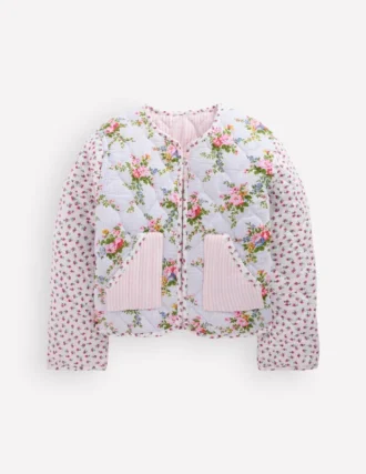 Reversible Quilted Jacket Floral Hotch Potch Reversible Quilted Jacket Floral Hotch Potch