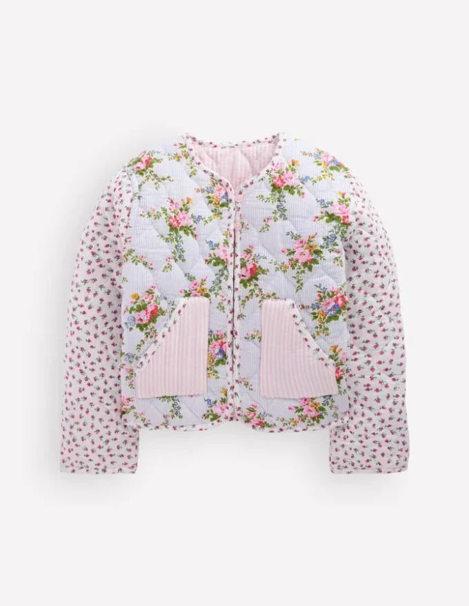 Reversible Quilted Jacket Floral Hotch Potch