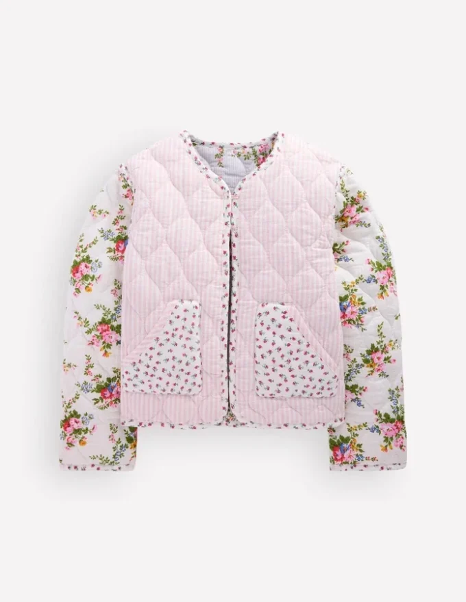 Reversible Quilted Jacket Floral Hotch Potch