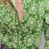 Rhea Trim Insert Cotton Top Green, Decorative Blossom