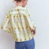 Rhea Trim Insert Cotton Top Multi, Blossom Trail