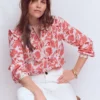 Rhea Trim Insert Cotton Top Pink, Elegant Blossom