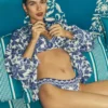 Rhodes Cup Sized Bikini Top Mazarine Blue, Tigers Paradise Rhodes Cup Sized Bikini Top Mazarine Blue, Tigers Paradise