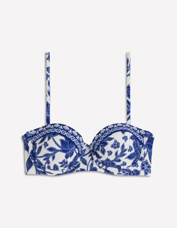 Rhodes Cup Sized Bikini Top Mazarine Blue, Tigers Paradise Rhodes Cup Sized Bikini Top Mazarine Blue, Tigers Paradise