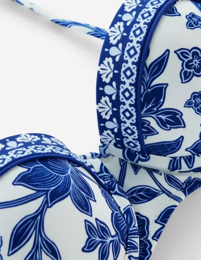 Rhodes Cup Sized Bikini Top Mazarine Blue, Tigers Paradise Rhodes Cup Sized Bikini Top Mazarine Blue, Tigers Paradise
