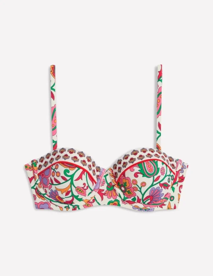 Rhodes Cup Sized Bikini Top Multi, Oriental Paradise Rhodes Cup Sized Bikini Top Multi, Oriental Paradise
