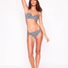 Rhodes Cup Sized Bikini Top Navy, Ivory Stripe Rhodes Cup Sized Bikini Top Navy, Ivory Stripe