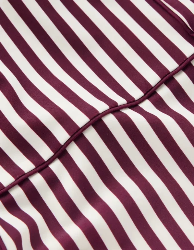 Rhodes Cup Sized Swimsuit Chocberry, Ivory Stripe Rhodes Cup Sized Swimsuit Chocberry, Ivory Stripe