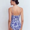 Rhodes Cup Sized Swimsuit Mazarine Blue, Paradise Rhodes Cup Sized Swimsuit Mazarine Blue, Paradise